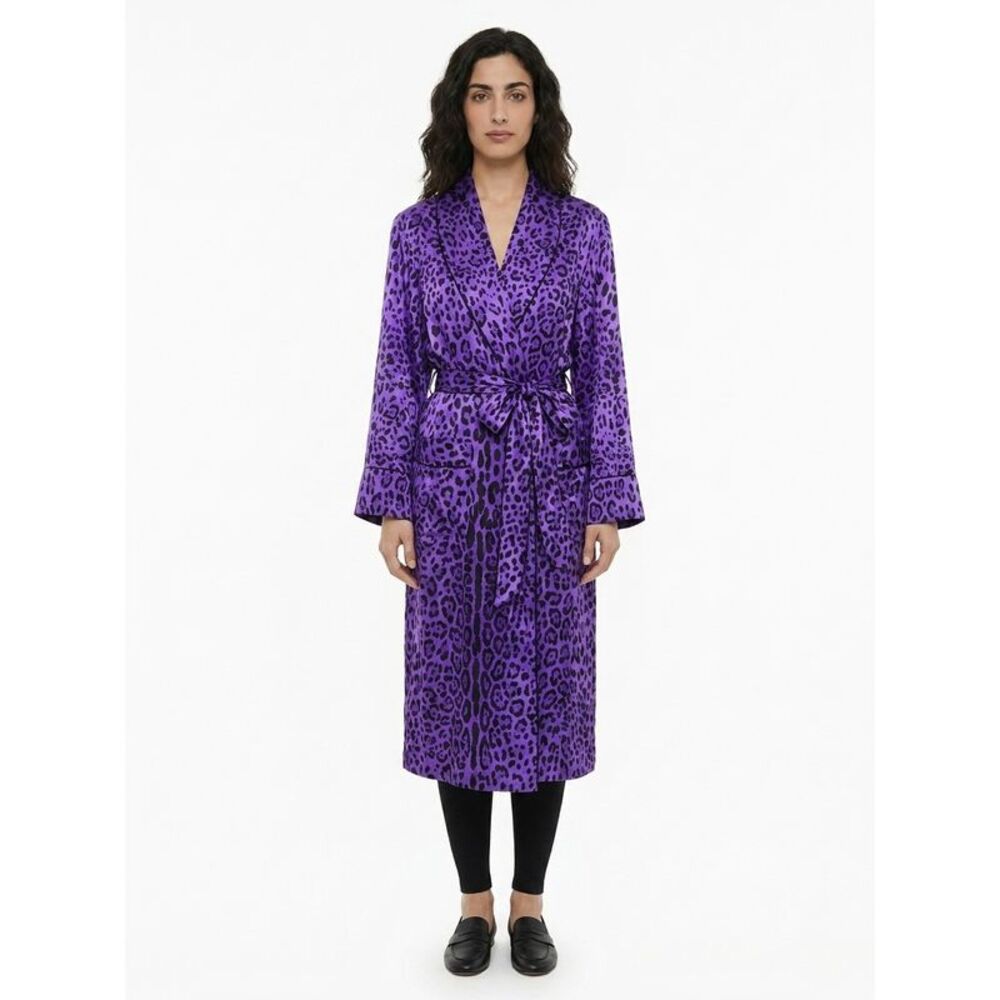 Dolce & Gabbana Multicolor Silk Women's Robe